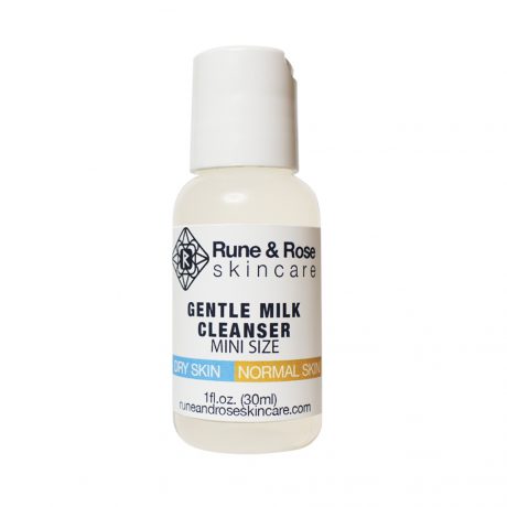30ml mini size Gentle Milk Cleanser by Rune and Rose Skincare